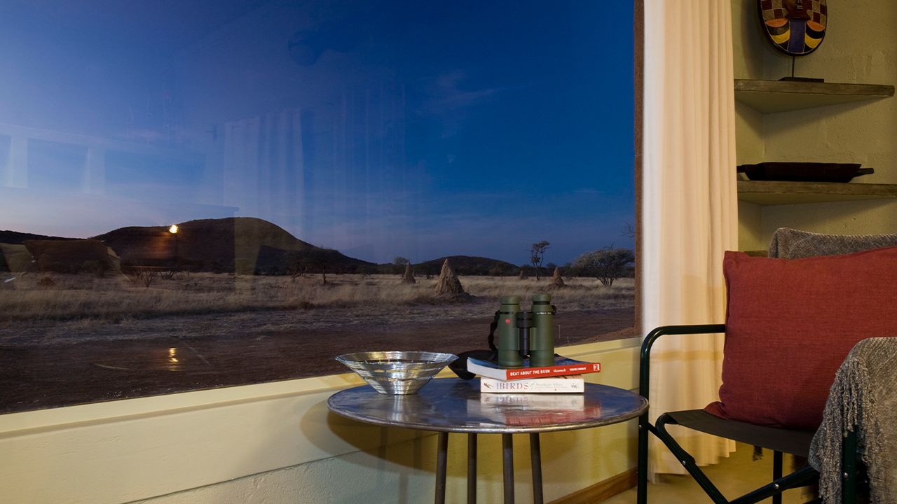 Okonjima-Plains-Camp-Room-View-Evening